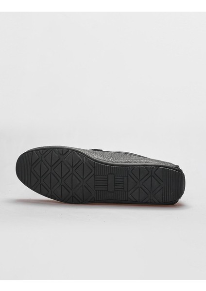 Hakiki Deri Siyah Tokalı Erkek Loafer indirimleri