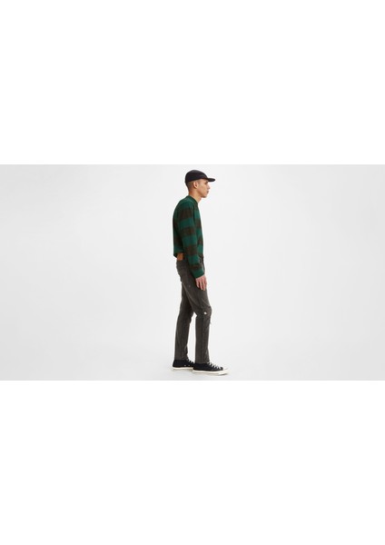 512™ Slim Tapered Erkek Jean Pantolon - Dark Black Destructed fiyatları