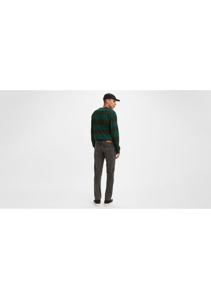 512™ Slim Tapered Erkek Jean Pantolon - Dark Black Destructed modelleri