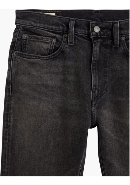 512™ Slim Tapered Erkek Jean Pantolon - Dark Black Destructed fırsatları