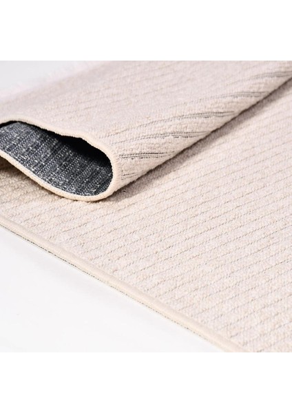 Lakse Bukle Koleksiyonu 8260S Naturel Lateks Kaydırmaz Tozsuz Havsız Özel Ölçü Kilim Yolluk fırsatları