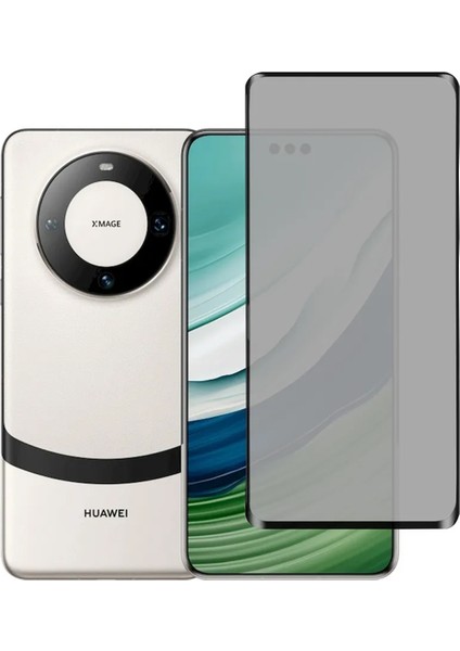 Huawei Mate 60 Pro Plus 3D Privacy Gizlilik Filtreli Tam Kaplayan Tempered Cam - AL3125