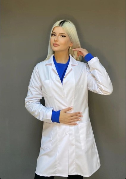 Bayan Doktor Önlük Öğretmen Önlük Laboratuvar Önlük