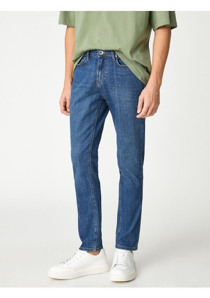 Slim Fit Kot Pantolon - Brad Jean
