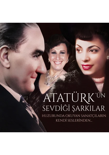 Safiye Ayla - Müzeyyen Senar - Atatürk'ün Sevdiği Şarkılar - 2LP Plak