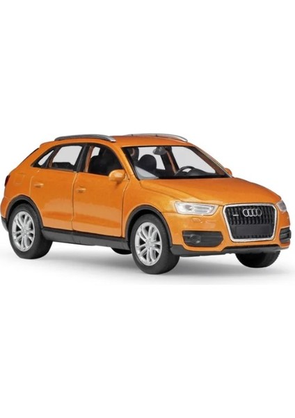 Lisanslı Audi Q3 Çek Bırak Metal Model Araba (1:32-1:34)
