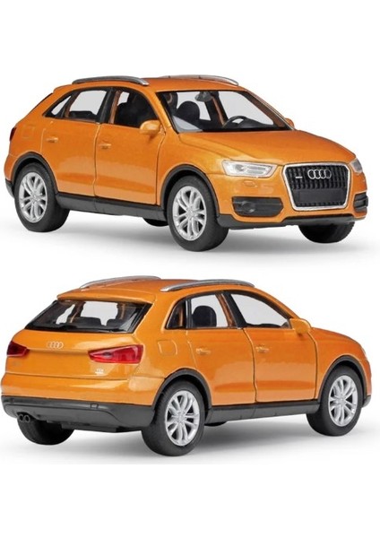 Lisanslı Audi Q3 Çek Bırak Metal Model Araba (1:32-1:34)