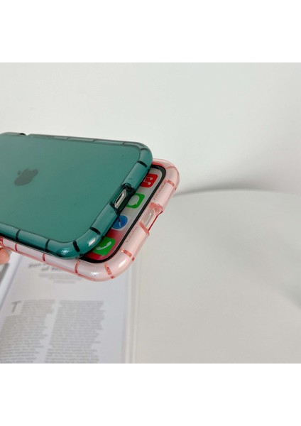 iPhone 14 Için Plus Luminous Noctilucent Telefon Kasası Damla Geçirmez Koruyucu Tpu Arka Kapak-Şeffaf Siyah (Yurt Dışından)