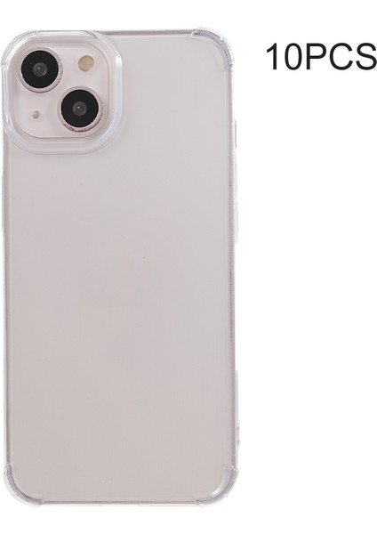 iPhone 14 Için 10 Adet Artı 0.8mm Ultra Ince Telefon Tpu Kasa Filigran Içermeyen Güçlendirilmiş Köşeler Net Kapak (Yurt Dışından)