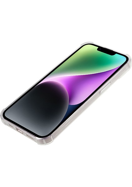 iPhone 14 Için 10 Adet Artı 0.8mm Ultra Ince Telefon Tpu Kasa Filigran Içermeyen Güçlendirilmiş Köşeler Net Kapak (Yurt Dışından)