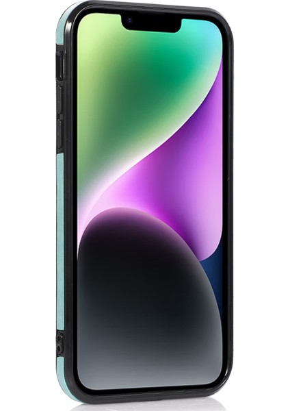 iPhone 14 Için Plus Toz Geçirmez Pu Deri+Tpu Anti-Çizgiye Dönem Telefon Kapağı Kickstand Telefon Kasası Omuz Askılı Yeşili (Yurt Dışından) fırsatları