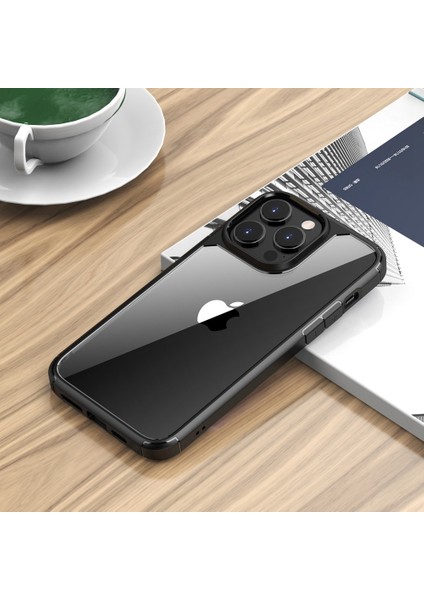 iPhone 14 Plus Giyim Dayanıklı Işık Ince Cep Telefon Kılıfı Pc+Tpu Hibrit Arka Kapak Black (Yurt Dışından) fiyatları