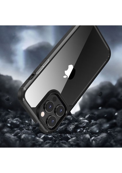 iPhone 14 Plus Giyim Dayanıklı Işık Ince Cep Telefon Kılıfı Pc+Tpu Hibrit Arka Kapak Black (Yurt Dışından) fırsatları