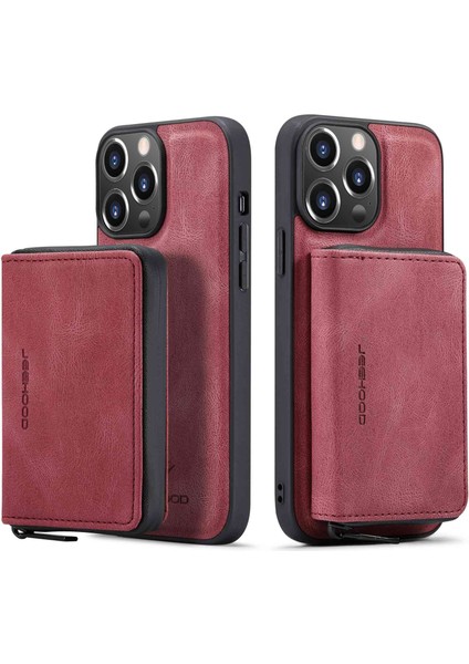 iPhone 14 Pro Max Pu Deri Kapalı Tpu Kapak Ferikyafun Cellet Kıckedast Telefon Kapalı (Yurt Dışından)