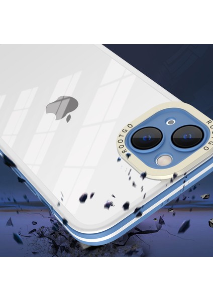 iPhone 14 Plus Şok Geçirmez Kasa Pc+Tpu Hibrid Telefon Kılıfı Cam Lens Kapağı-Bv Green (Yurt Dışından) fırsatları