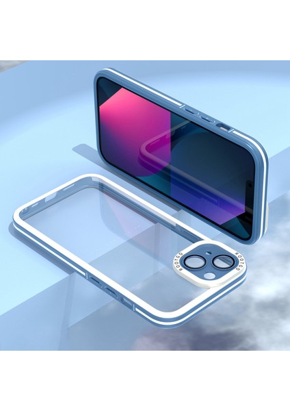 iPhone 14 Plus Şok Geçirmez Kasa Pc+Tpu Hibrid Telefon Kılıfı Cam Lens Kapağı-Bv Green (Yurt Dışından) indirimleri