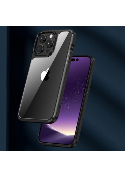 iPhone 14 Plus Giyim Dayanıklı Işık Ince Cep Telefon Kılıfı Pc+Tpu Hibrid Geri Kapak Kırmızısı (Yurt Dışından) modelleri