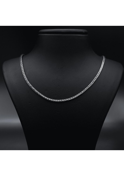 Gümüş Tilki Kuyruğu Zincir 925 Ayar Gümüş 2 mm modelleri