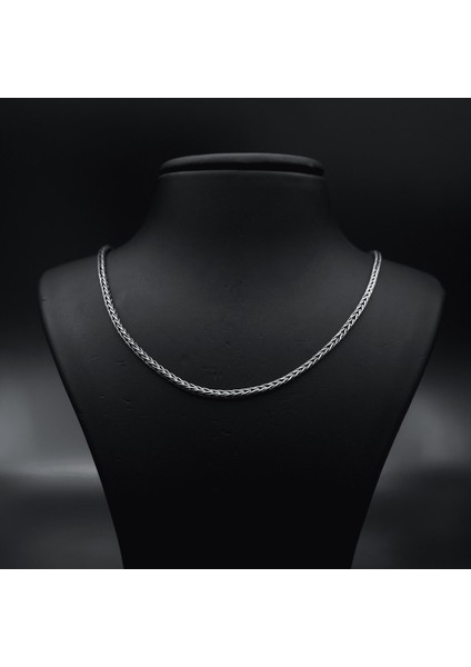 Gümüş Tilki Kuyruğu Zincir 925 Ayar Gümüş 2 mm indirimleri