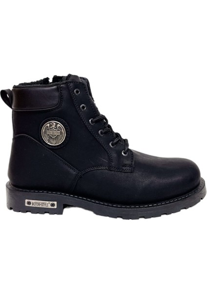 Motorcu Postal Erkek Bot SİYAH fiyatları