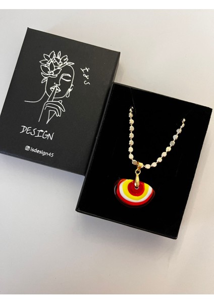 Murano Kalp - Güneş Kolye modelleri