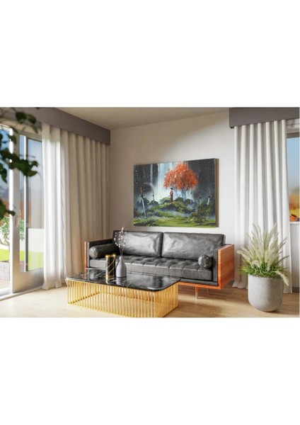 Samuray Tablosu Dekoratif Kanvas Tablo AR030442