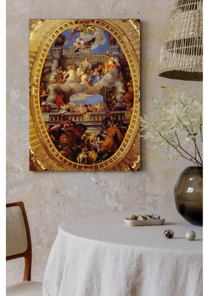Antik Roma Rönesans Dekoratif Kanvas Tablo AR030432