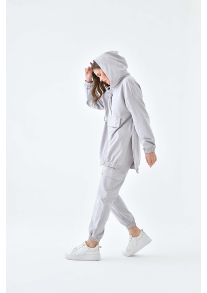 Kadın 2 İplik Takım Gri 30612 fırsatları