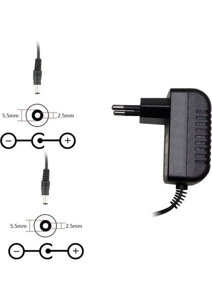 Arnica Süpürge 15V-23V 370MA-500MA (0.37A-0.5A) Ac Adaptör - Şarj Cihazı