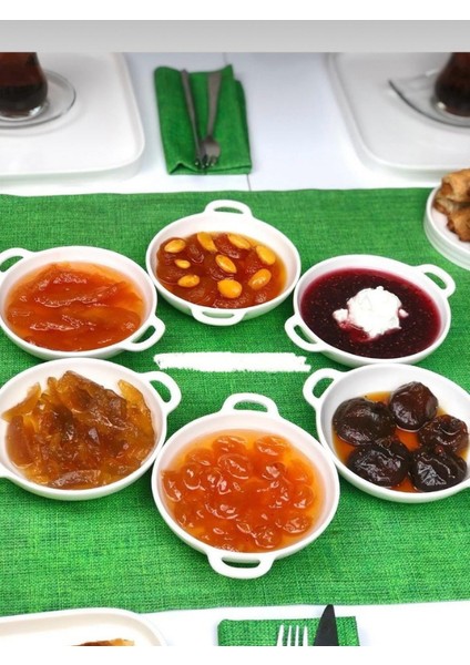 Porselen Yuvarlak Meze Tabağı Kahvaltı Sunum / Küçük Boy 3'lü fırsatları