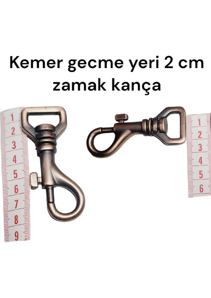 VSLT Handmade 1 adet Metal Tasma Kançası. Metal Kança 2cm (20MM)