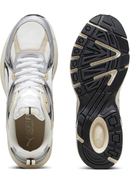 Warm White-Puma White-Puma Silver Puma Milenio Tech Kırık Beyaz Günlük Spor Ayakkabı modelleri