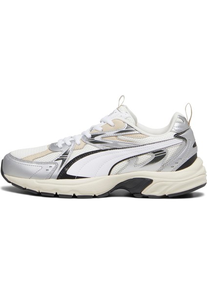 Warm White-Puma White-Puma Silver Puma Milenio Tech Kırık Beyaz Günlük Spor Ayakkabı fırsatları