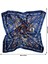 2 Paket 35 "saten Ipek Gibi Saç Eşarp Bandana Işık Kafa Sarar Boyun Yüz Eşarplar Kadınlar Için Kapak, Çiçek Lacivert + Beyaz (Yurt Dışından) 2