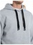 Erkek Gri Kapüşonlu Sweatshirt 3