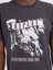 Erkek Siyah Bisiklet Yaka Baskılı T-Shirt 5