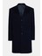 Erkek Lacivert Yün Mono Yaka Vitale Barberis Palto 1
