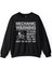 Mechanic Warning Avoıd Dikkat Yaklaşma Kavga Baskılı Sweatshirt 1