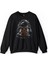 Astronot Uzay Cosmos Space Galaksi Gezegen Baskılı Sweatshirt 1