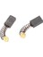 20X Elektrikli Matkap Motoru Karbon Fırçalar 12X8X5MM Siyah + Altın (Yurt Dışından) 5