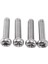 M2 x 8mm 304 Paslanmaz Çelik Yıldız Tava Başlı Vida Cıvatası 120 Adet (Yurt Dışından) 4