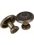 Srıwen 10 Paket Antik Bronz Çiçek Yuvarlak Saplı Mutfak Dolabı Dolap Kapı Çekmece Çekme Topuzu Vidalar ile 25X23MM (Yurt Dışından) 1