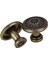 Srıwen 10 Paket Antik Bronz Çiçek Yuvarlak Saplı Mutfak Dolabı Dolap Kapı Çekmece Çekme Topuzu Vidalar ile 25X23MM (Yurt Dışından) 2