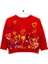 Kırmızı Kalpler Baskılı Kız Çocuk Sweatshirt 1