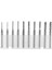 Karbür End Mill 10 Adet Tungsten Gravür Uçları Freze Kesici Kesme Edge1.0 1.5 2.0 2.5 3.0mm (Yurt Dışından) 1
