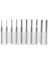 Karbür End Mill 10 Adet Tungsten Gravür Uçları Freze Kesici Kesme Edge1.0 1.5 2.0 2.5 3.0mm (Yurt Dışından) 2