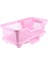 Çevresel Plastik Mutfak Lavabo Bulaşık Damlalıklı Set Raf Yıkama Tutucu Sepet Organizatör Tepsi, Yaklaşık 17,5 x 9,5 x 7 Inç (Pembe) (Yurt Dışından) 3