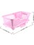 Çevresel Plastik Mutfak Lavabo Bulaşık Damlalıklı Set Raf Yıkama Tutucu Sepet Organizatör Tepsi, Yaklaşık 17,5 x 9,5 x 7 Inç (Pembe) (Yurt Dışından) 4