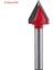 Liukouu 1 Adet Tungsten Çelik Ağaç Işleme Cnc Bit Yönlendirici Keskin V-Oluk Kesme Aleti 6mm Mil (Yurt Dışından) 1
