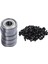 100 Adet 3mm x 10MM Konu Altıgen Kafa Akıllı Vidalar Siyah 15 Adet 608ZZ Çift Korumalı Rulmanlar Gümüş (Yurt Dışından) 1